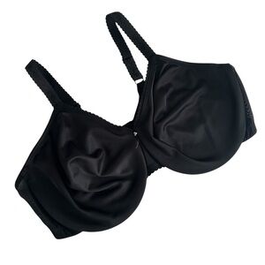Wacoal Bra Black Simple Shaping Minimizer Underwire size 44D